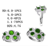 Sterling Silver Semi Mount Ring Setting Round RD 6x6mm - Syzjewelry